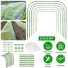 Garden Mesh Netting Kit With 8.2x25.9FT Ultra Fine Screen Mesh 12 Clips 6Pcs Garden Hoops Greenhouse Raised Bed Plant Covers Garden Barrier For Vegeta