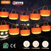 4 Pack Halloween LED Pumpkin Lights Battery Operated Halloween Decoration Lights with 2 Light Modes 4 Timer Setting Remorte Control for Party Pumpkin