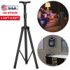 Pa Speaker Tripod Stand Heavy Duty Height Extendable Adjustable Pole Mount Rack w/ 132LBS Max Load