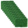 12Pcs 23.6x15.75in Artificial Boxwood Topiary Hedge Plant Grass Backdrop Fence Privacy Screen Grass Wall Decoration For Balcony Garden Fence