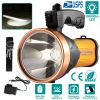 100000lm LED Searchlight IPX6 Camping Flashlights Torch Light Rechargeable Emergency