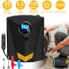 Tire Inflator 12V DC 100W 150PSI Digital Tire Pump w/LCD Display Electric Air Compressor Pump 20L/Min Air Flow