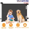 Baby Security Gate Retractable Door Extra Wide Child Safety Stairs Gate 61x34in for Doorway Hallway Indoor Outdoor
