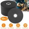 50 Pack 4.5" x 0.04" x 7/8" Cut Off Wheels Metal Stainless Steel Cutting Discs Grinding Discs for Angle Grinder Handheld Grinder Die Grinder