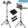 Projector Tripod Stand Folding Laptop Stand w/ Height Tilt Adjustment Portable DJ Equipment Holder Mount Elevator For Stage Studio Home Office