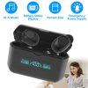 5.1 TWS Wireless Earbuds Headphone in-Ear Earphone Headset w/ Charging Case IPX4 Waterproof Power Bank