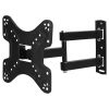 Fixed TV Wall Mount Bracket for 14-60in LED/LCD/PLASMA Flat TV VESA 400x400mm -8°~+5° Tilt ±90° Swivel