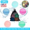 12Pcs Reusable Water Balloons Refillable Silicone Water Bombs for Water Games Water Balls for Summer Fun