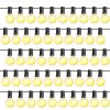 50FT Decorative Globe String Lights Outdoor Indoor 25Pcs Bulb Light Strings Fairy String Lamps for Garden Lawn Patio Cafe Party