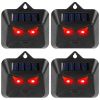 4Pcs Solar Predator Control Light Coyote Deterrent Deer Bird Repeller Lamp Animal Repellent for Garden Farm