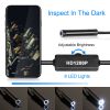 WiFi Endoscope 8 LEDs Borescope 2.0 MP IP67 Waterproof 16.4ft/5m Snake Inspection Camera