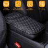 Car Armrest Pad Cover PU Leather Auto Center Console Seat Box Cover Protector Car Accessories Armrest Cushion Pad Fit For Vehicle SUV Truck Car
