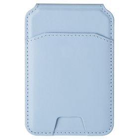 Magnetic Wallet Phone Stand 2-In-1 Stand Magsafe Leather Wallet with 3 Card Slots 180° Adjustable Stand Fit for IOS Phone 15/14/13/12 Series Not Fit f (Option: Blue)