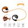 Wireless Sports Headsets Wireless V4.1 Neckband Earphones HD Stereo Sweat-proof Headphones Earbuds w/ LED Light Mic 8Hrs Work Running