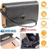Women Wristlet Wallet PU Leather Lady Purse Credit Card Holder 4 Card Slots 3 Money Pouches 1 Coin Pocket