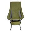 Portable Camping Rocking Chair 198LBS Weight Capacity Included Carry Bag High Back Rocker Chair For Patio Fishing Beach Lawn Travel