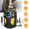 Portable Car Tire Inflator DC 12V Digital Car Air Pump Compressor Electric Air Pump w/LED Light 150PSI
