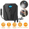 Portable Car Tire Inflator DC 12V Digital Car Air Pump Compressor Electric Air Pump w/LED Light 150PSI