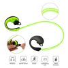 Wireless Sports Headsets Wireless V4.1 Neckband Earphones HD Stereo Sweat-proof Headphones Earbuds w/ LED Light Mic 8Hrs Work Running