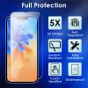 2Pcs HD Clear Screen Protectors 2Pcs Camera Len Protectors Tempered Glass Film Full Coverage Screen Protector Set Fit for IOS Phone 14/14Plus/14Pro/14
