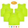5Pcs Mesh Scrimmage Vests Soccer Basketball Team Training Pinnies Jerseys Shirt Adult Plus Size