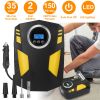 Portable Car Tire Inflator DC 12V Digital Car Air Pump Compressor Electric Air Pump w/LED Light 150PSI