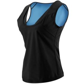 Women Sweat Vest Waist Trainer Shaper Heat Trapping Pullover Sweat Gym Vest Slimmer Sauna suits Sweat Body Shaper Vest (Option: L_XL)