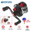 Baitcasting Fishing Reel 17.5lbs Max Drag Baitcasters 17+1 BB 7.1:1 Gear Ratio Baitcast Fish Reel High Speed Long Cast Distance