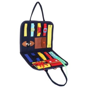 Kids Busy Board Sensory Activity Board Preschool Learning Toys Montessori Educational Gift for 1-6 Years Old Baby Toddler Girls Boys (Option: A)