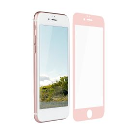 Screen Protector for iPhone 6 Plus 3D Edge Tempered Glass Phone Screen Saver HD Anti-Scratch Tempered Glass Film (Option: RoseGold)