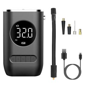 Car Tire Inflator Pump Portable Car Air Compressor Wireless Electric Air Pump 150 PSI with LED Light (Option: GPCT3855)