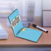 Unisex PU Leather Wallet RFID Blocking Slim Bifold Credit Card Holder with Money Clip