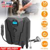 Portable Car Tire Inflator DC 12V Digital Car Air Pump Compressor Electric Air Pump w/LED Light 150PSI