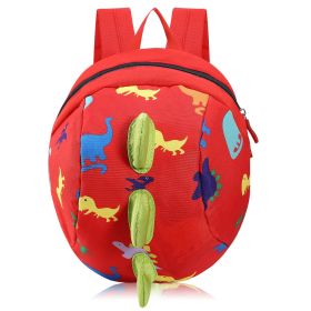 Safety Harness Baby Child Strap Toddler Walking Keeper Backpack w/Anti-Lost Leash for Aged 1-3 (Option: Red)